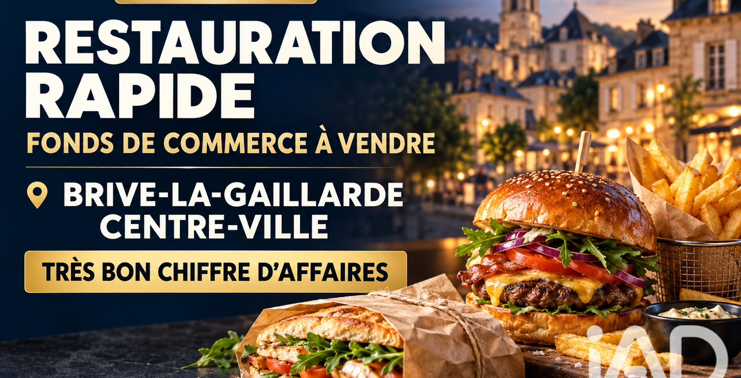 Vente Restauration rapide 55 m&sup2; — photo 1