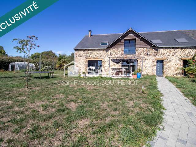 Belle longère de 220 m² avec dépendance de 250 m² sur terrain arboré de 1 869 m² — photo du bien