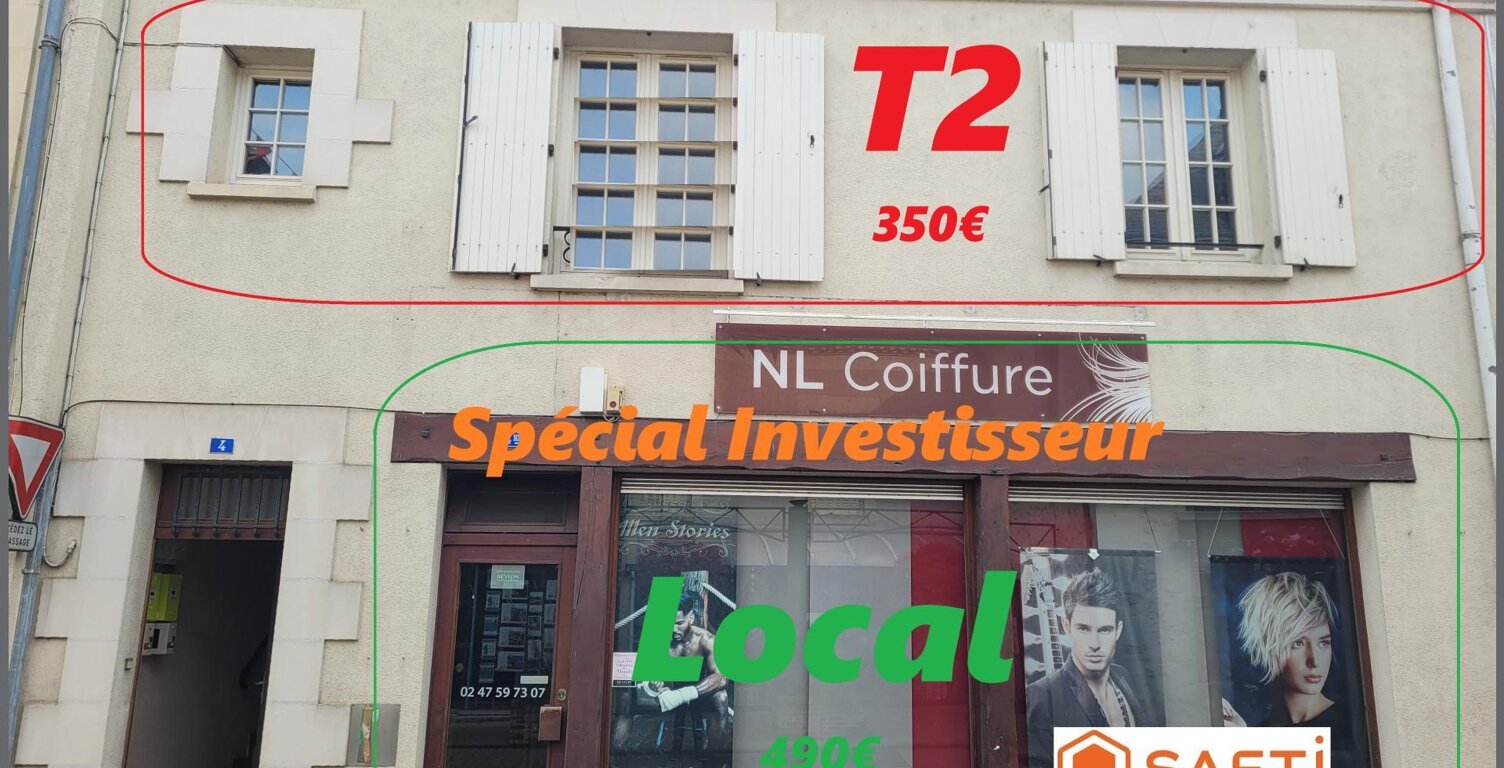 IMMB RAPPORT :T2 à louer 350€ +Commerce à louer 490€ — photo 1