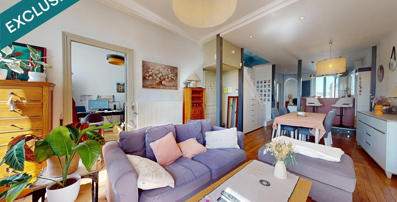 Magnifique duplex T4 climatisé au dernier étage  secteur rue Pichon / Place des Vosges — photo 1
