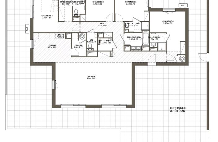 PROGRAMME NEUF CANNES - CENTRE - PENTHOUSE AVEC VUE MER - PISCINE — photo 3
