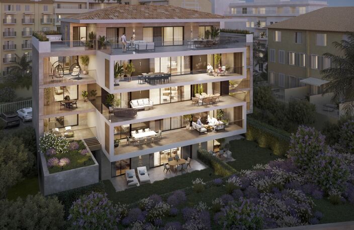 CENTRE CANNES  - PROGRAMME NEUF - VILLA SUR TOIT — photo 3