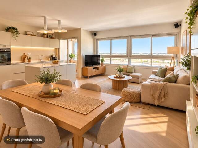 appartement en excellent état et de qualité tout confort avec vue sur la ville de bordeaux — photo du bien