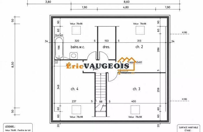 Maison T5 - Terrain 700m² à Coulommiers même — photo 3