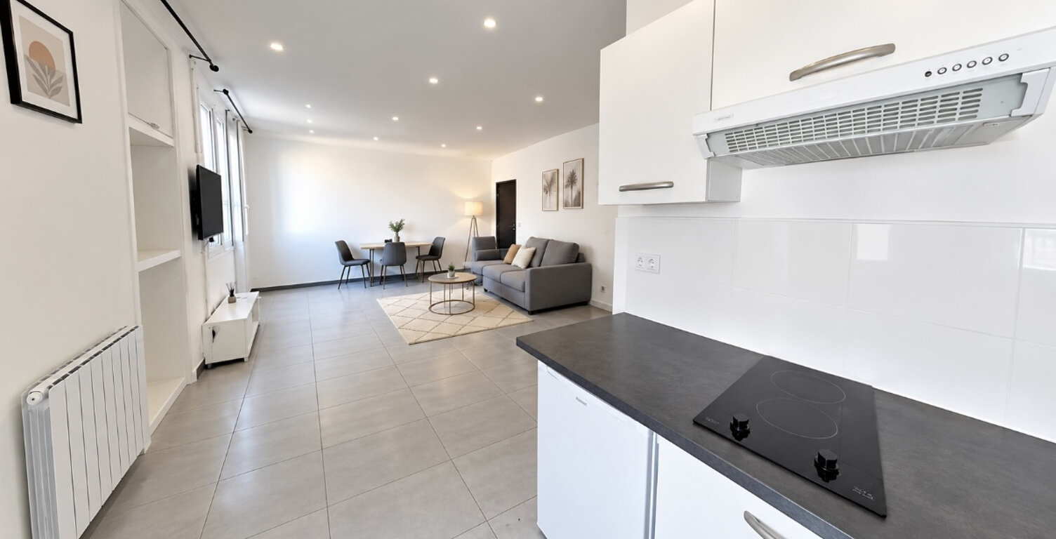 Vente STUDIO 27 m2 refait à neuf entièrement équipé 13003 Ma — photo 1