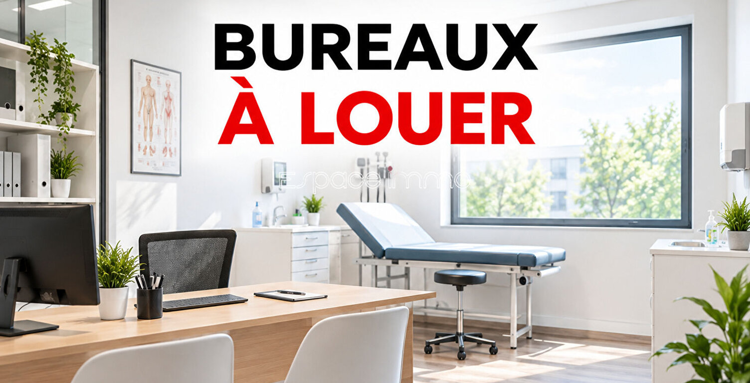 CABINET MEDICAL - 4 BUREAUX - SORTIE CENTRE-VILLE DE MONTVILLE - DE 15,41 A 21 m² — photo 1