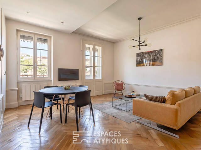 Duplex avec vue au dernier étage avec ascenseur — photo du bien