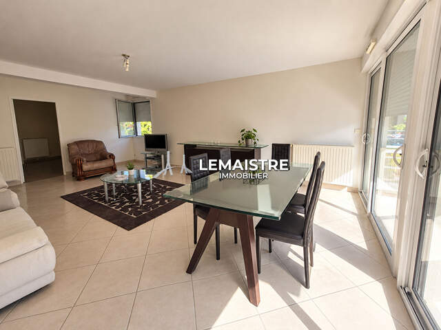 Appartement à vendre - Sainte-Adresse  norme PMR - 98 m² - 3 chambres - Terrasse plein sud et stationnement privé — photo du bien