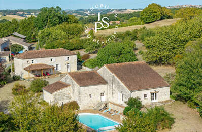 BELLE MAISON EN PIERRE AVEC PISCINE ET VUE SUR LA CAMPAGNE  - SAINT-PIERRE-DE-CLAIRAC — photo du bien