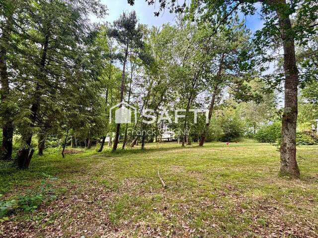 Terrain individuel  constructible en zone boisée — photo du bien