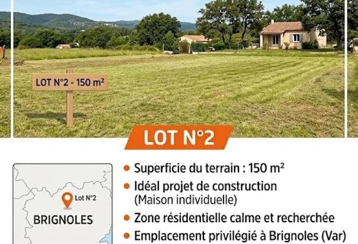 Terrain à bâtir proche de Brignoles, villas R+1 — photo 1