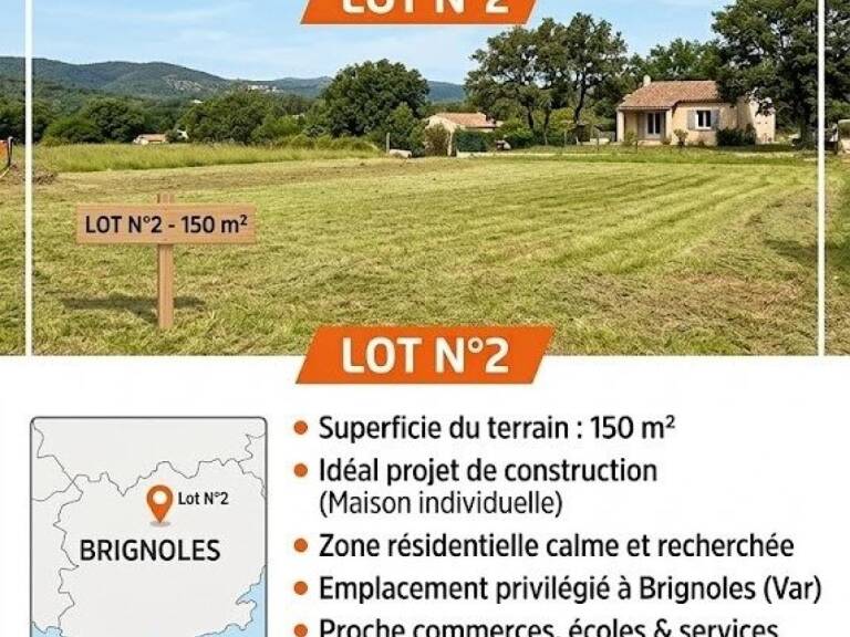 Terrain à bâtir proche de Brignoles, villas R+1 — photo 1