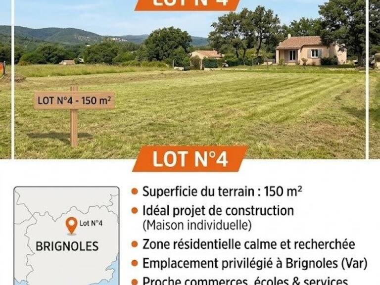 Terrain à bâtir proche de Brignoles, villas R+1 — photo 1