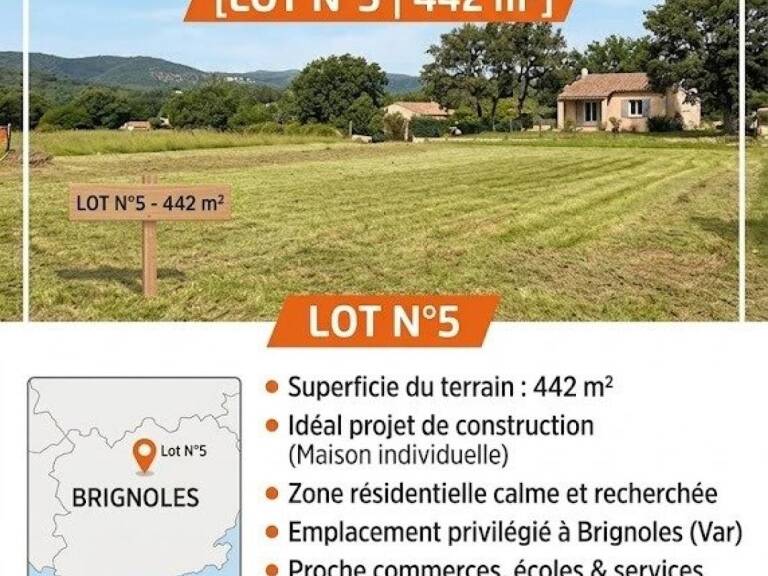 Terrain à bâtir proche de Brignoles, villas R+1 — photo 1
