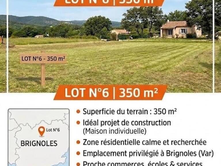 Terrain à bâtir proche de Brignoles, villas R+1 — photo 1