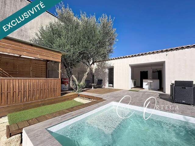Villa de plain pied récente - T3 - Piscine — photo du bien