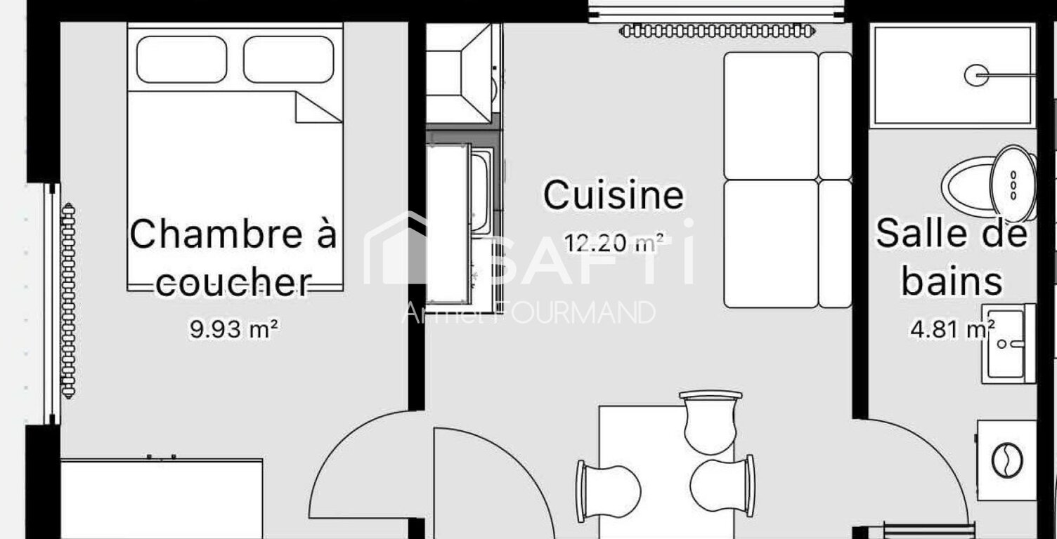 Appartement T2 meublé  Saint-Gelais, aux portes de Niort — photo 1
