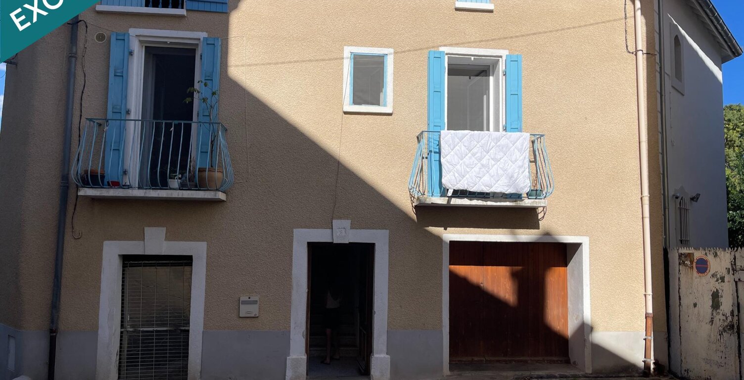 34320 ROUJAN MAISON DE VILLAGE AVEC GARAGE — photo 1