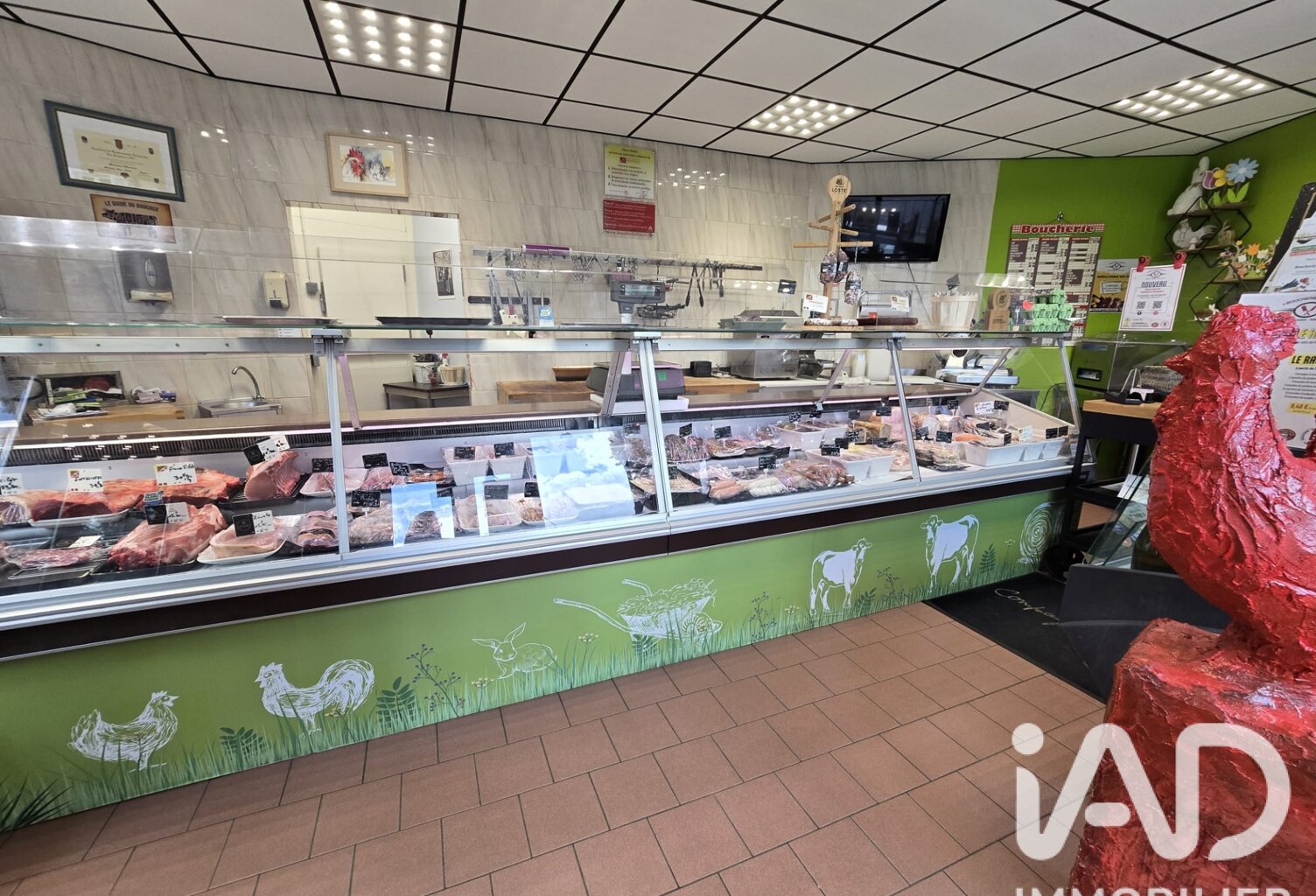 Vente Boucherie, Charcuterie 81 m&sup2; — photo 1