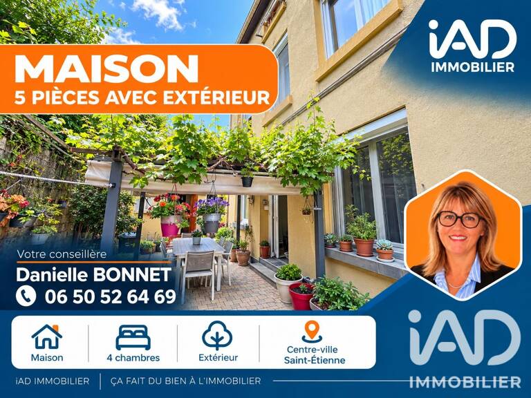Vente Maison de ville 5 pièces — photo 1