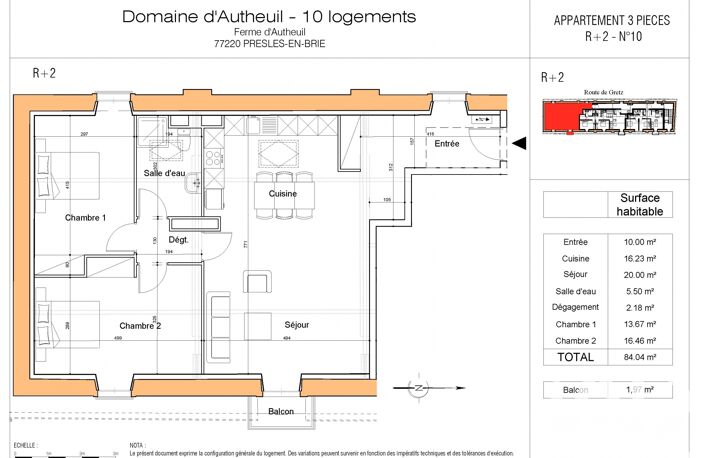 Vente Appartement 3 pièces — photo 2