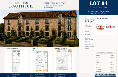 Vente Duplex 3 pièces — photo du bien