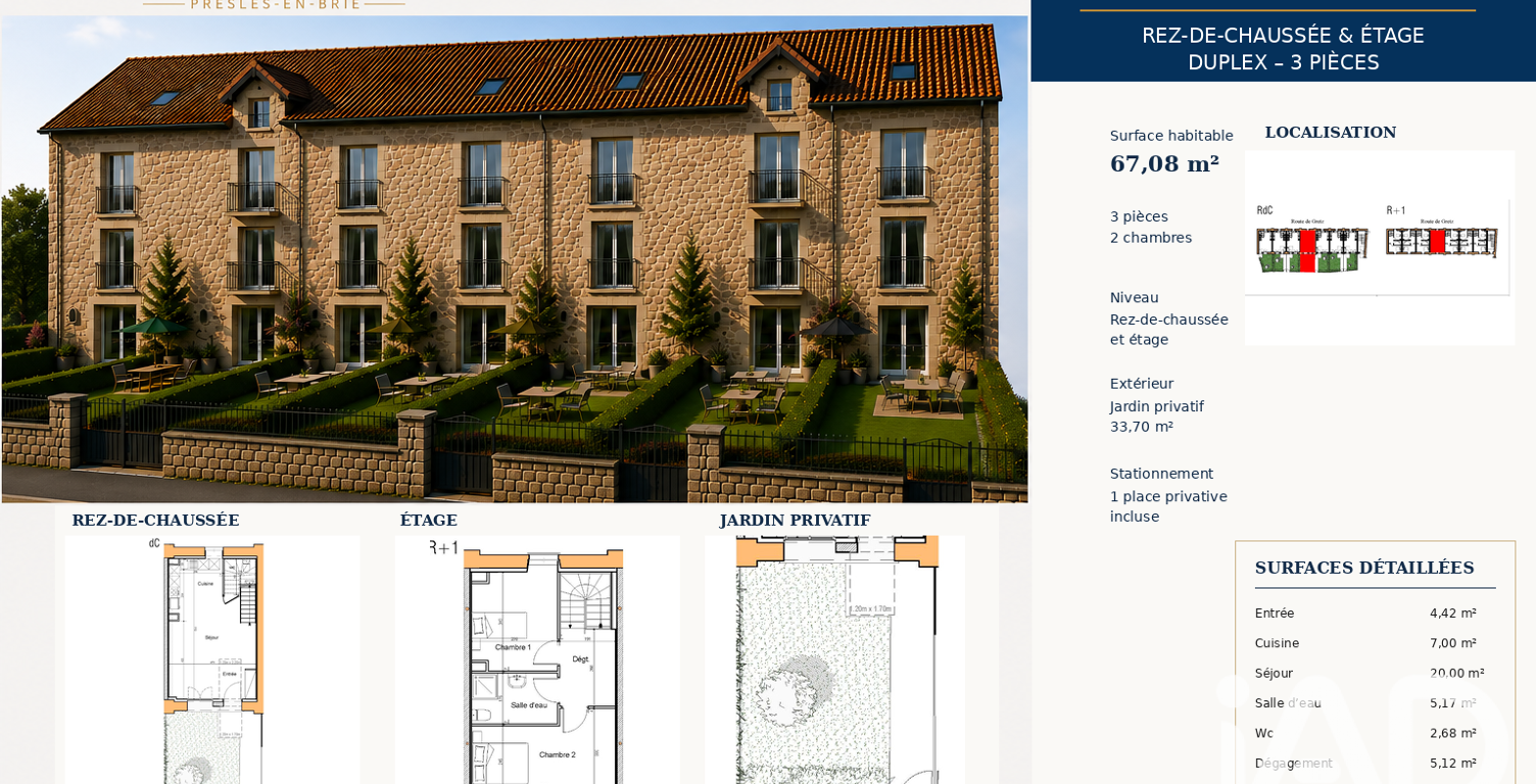 Vente Duplex 3 pièces — photo 1