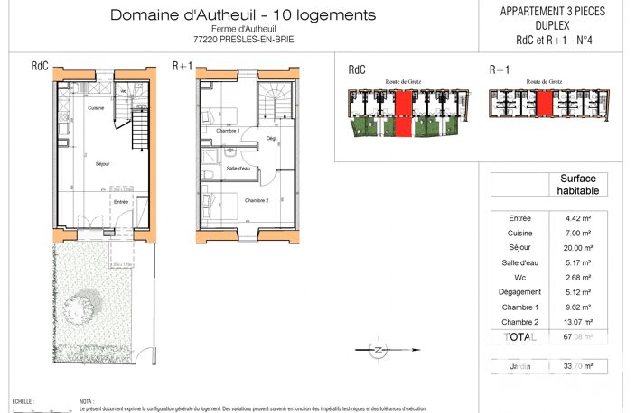 Vente Duplex 3 pièces — photo 2