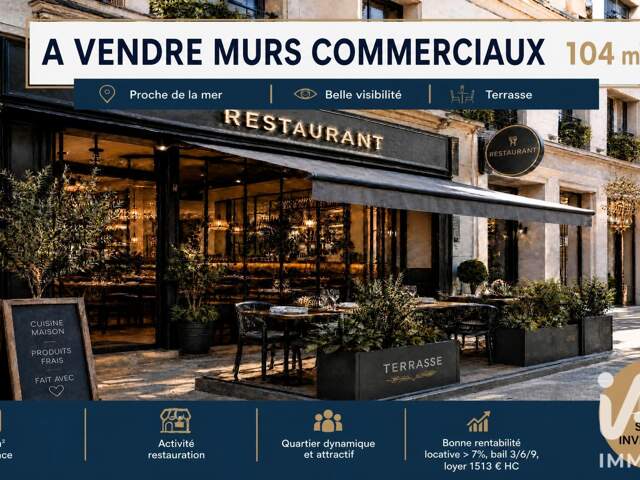 Vente Boutique/Local commercial 104 m&sup2; — photo du bien
