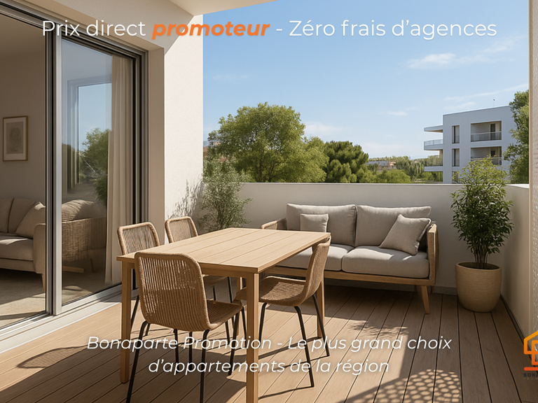 T2 AVEC TERRASSE PROCHE DE TOUTES LES COMMODITES — photo 1