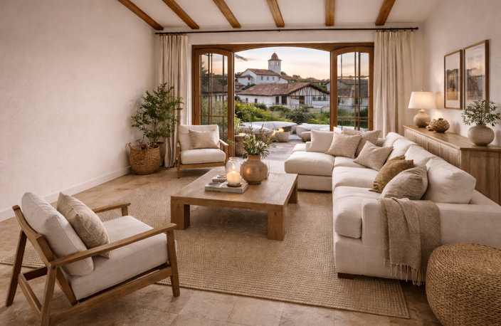 T3 neuf 80m² avec 2 terrasses — Biarritz Côte des Basques, 500 m de la plage, grand séjour 38 m² — photo 2