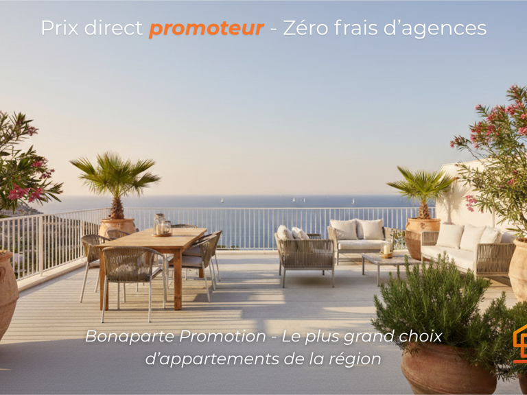 T3 neuf 65 m² avec loggia — Biarritz Côte des Basques, 500 m de la plage, prestations exception  — photo 1