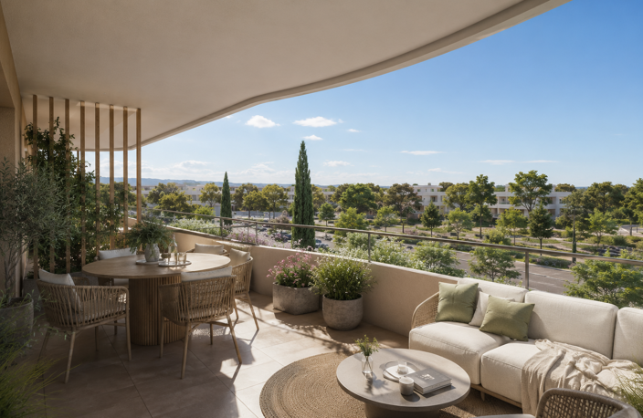 - APPARTEMENT 2 PIECES, CANET EN ROUSSILLON, LE CONFORT DU NEUF À PRIX MAÎTRISÉ — photo 2