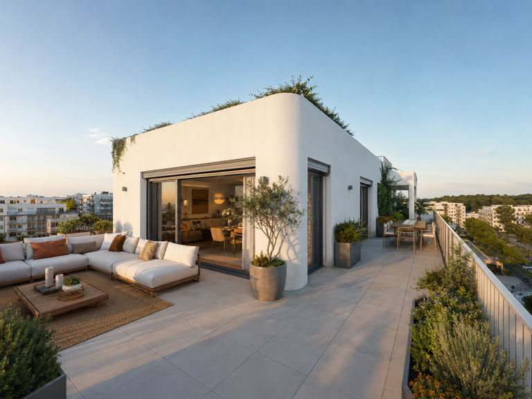 - ATTIQUE 4 CHAMBRES D'EXCEPTION AVEC SUPERBE TERRASSE DE 93M2 — photo 1