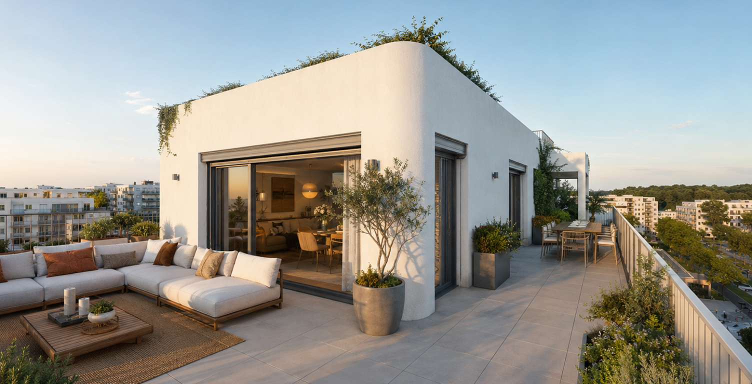 - ATTIQUE 4 CHAMBRES D'EXCEPTION AVEC SUPERBE TERRASSE DE 93M2 — photo 1