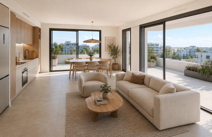 - ATTIQUE 4 CHAMBRES D'EXCEPTION AVEC SUPERBE TERRASSE DE 93M2 — photo 2