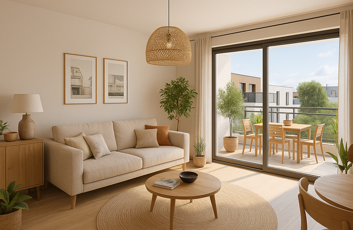 RARE A LA VENTE - PETIT PRIX POUR CE SUPERBE T2 DE 51M2 - ZAC DE VERCHANT EUREKA — photo 2