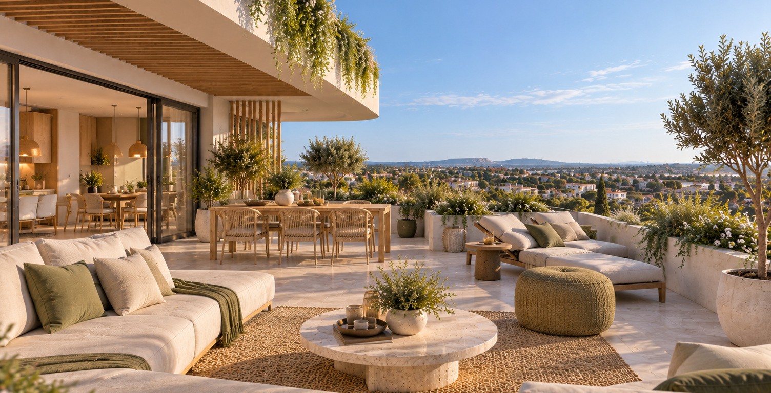 LATTES - ODE A LA MER - Votre T2 NEUF avec une superbe terrasse — photo 1