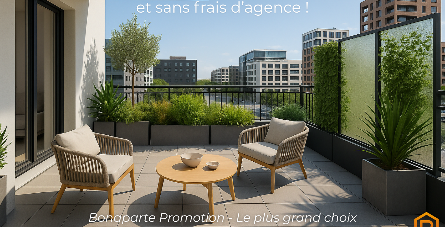 LATTES - LANCEMENT COMMERCIAL - SUPERBE T3 TRAVERSANT DE 67M2 + 15M2 TERRASSE SUD EN ETAGE — photo 1