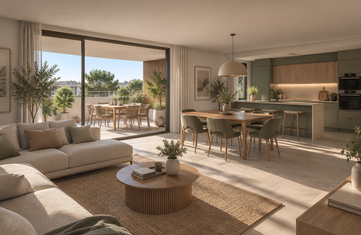 - A 5MN A PIED DE LA PLAGE 2 PIECES NEUF AVEC TERRASSE DE 18 M² ! — photo 3