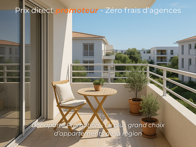 - NOUVEAUTE PROCHE CENTRE MONTPELLIER T2 AVEC GRANDE TERRASSE — photo du bien
