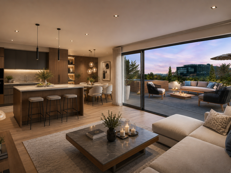 MONTPELLIER - EXCEPTIONNEL 4 PIECES EN DERNIER ETAGE AVEC SOLARIUM ET PISCINE ! LIVRAISON IMMEDIATE  — photo 1