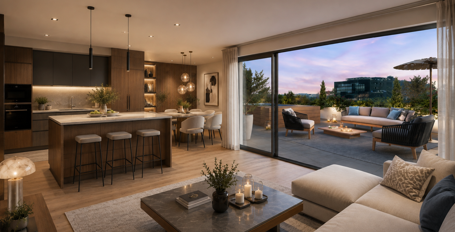 MONTPELLIER - EXCEPTIONNEL 4 PIECES EN DERNIER ETAGE AVEC SOLARIUM ET PISCINE ! LIVRAISON IMMEDIATE  — photo 1