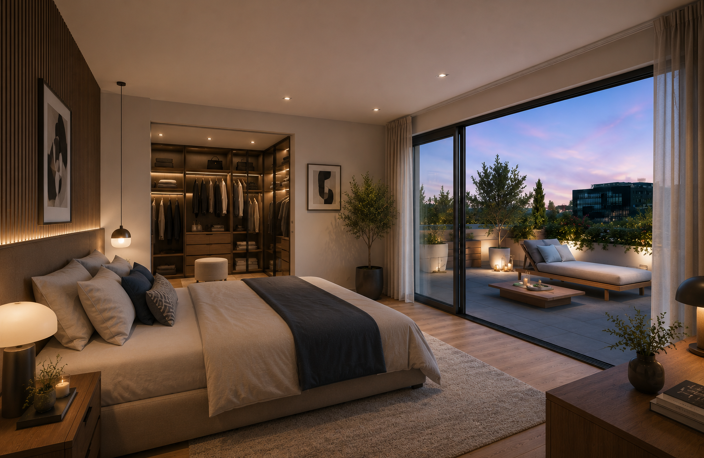 MONTPELLIER - EXCEPTIONNEL 4 PIECES EN DERNIER ETAGE AVEC SOLARIUM ET PISCINE ! LIVRAISON IMMEDIATE  — photo 3