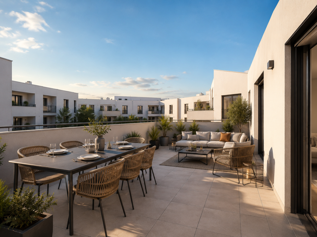 -T4 duplex 94 m² | Quartier Beaux-Arts | Terrasse 35 m² | Neuf visitable immédiatement — photo du bien