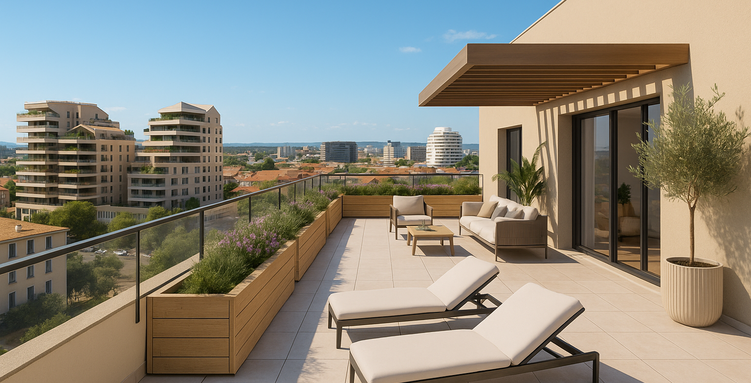 EXCEPTIONNEL PORT MARIANNE ! T4 DERNIER ETAGE AVEC 119M² D'EXTERIEUR  — photo 1
