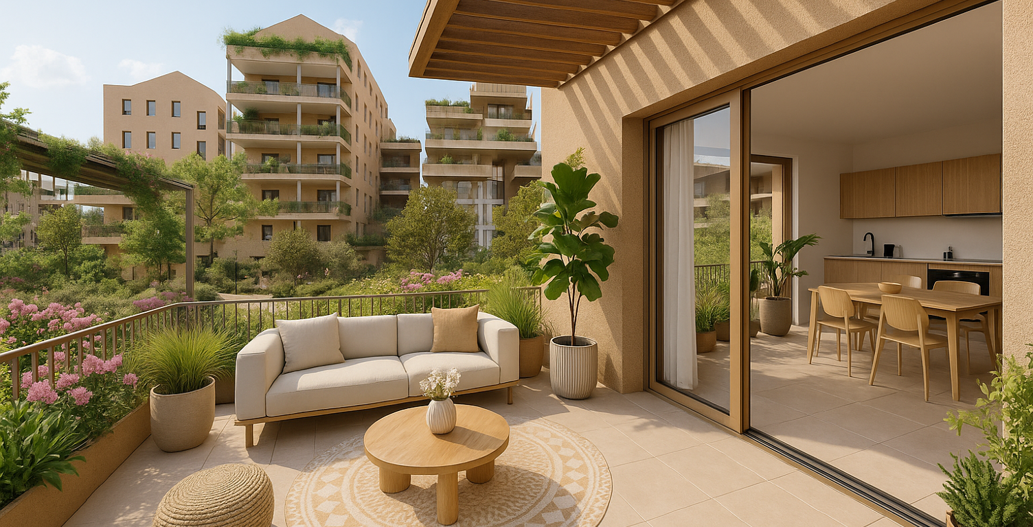 ECOQUARTIER PORT MARIANNE ! MAGNIFIQUE T4 DE 82M² AVEC EXTERIEURS  — photo 1