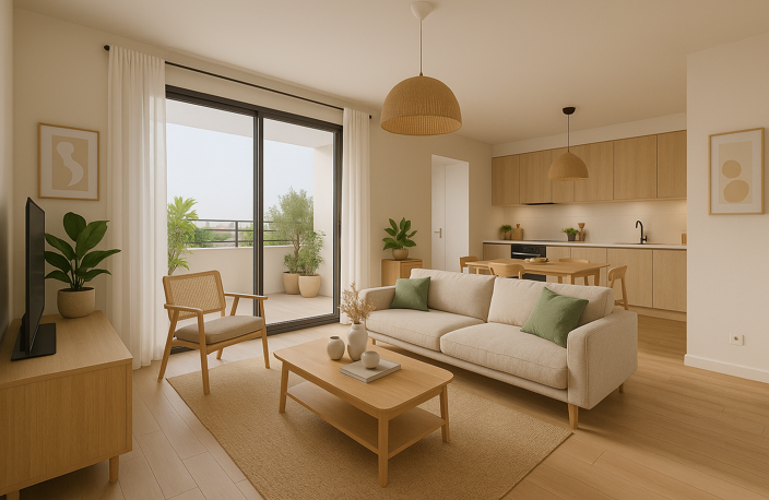 DERNIER ETAGE PORT MARIANNE ! T3 DE 65M² AVEC TERRASSE 40M² — photo 2