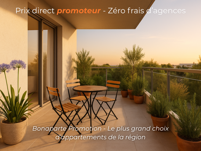 NOUVEAU SECTEUR HOTEL DE VILLE - T3 AVEC TERRASSE — photo 1