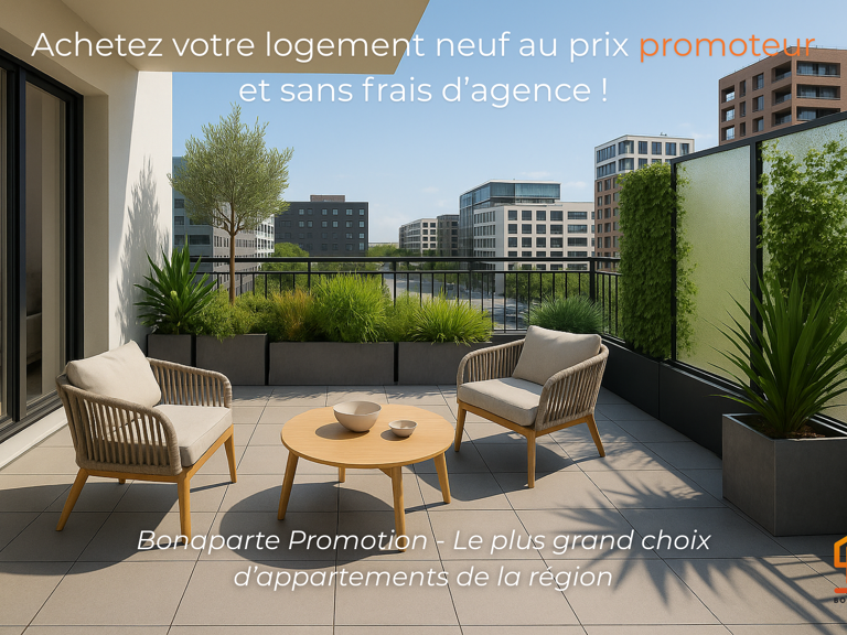 - ECUSSON - TRIPLE EXPO ET DOUBLE TERRASSE POUR CE MAGNIFIQUE T3 DE 63M2 - TVA 5.5% — photo 1